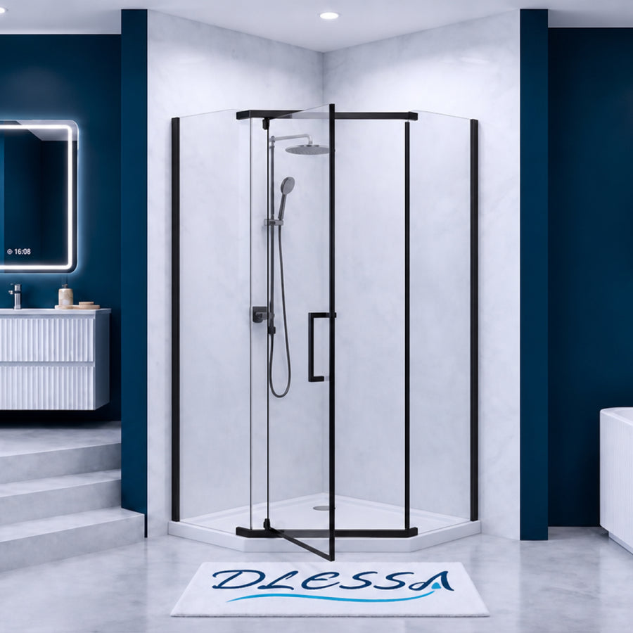 DLESSA A-32 Corner Shower Door installation