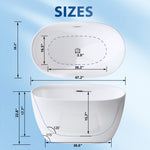 DLESSA C-3249 Acrylic Bathtub