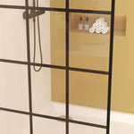 DLESSA PF-101 34 x 72 in Framed Shower Panel