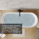 DLESSA BSM-2012-59-BL 59 in Acrylic Freestanding Bathtub