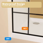 DLESSA PF-101 34 x 72 in Framed Shower Panel
