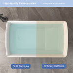 DLESSA BSM-7137 Acrylic Bathtub with Seat