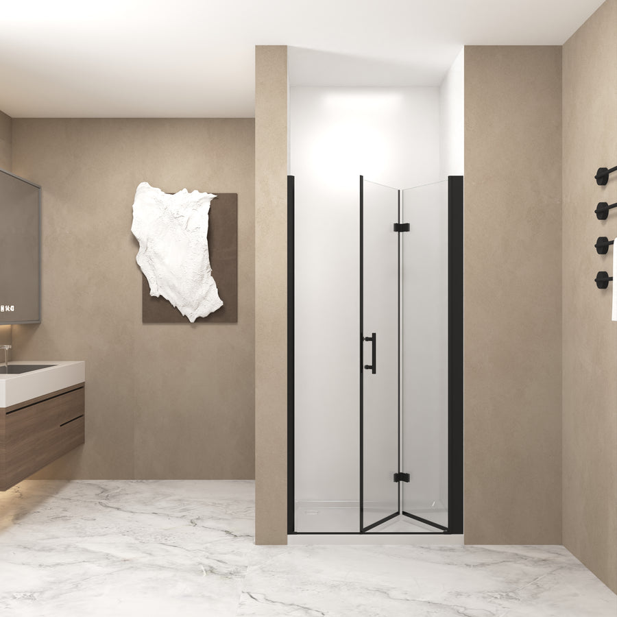 DLESSA CCB-003 Hinged Shower Door installation