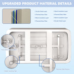 DLESSA BSM-7137 Acrylic Bathtub with Seat