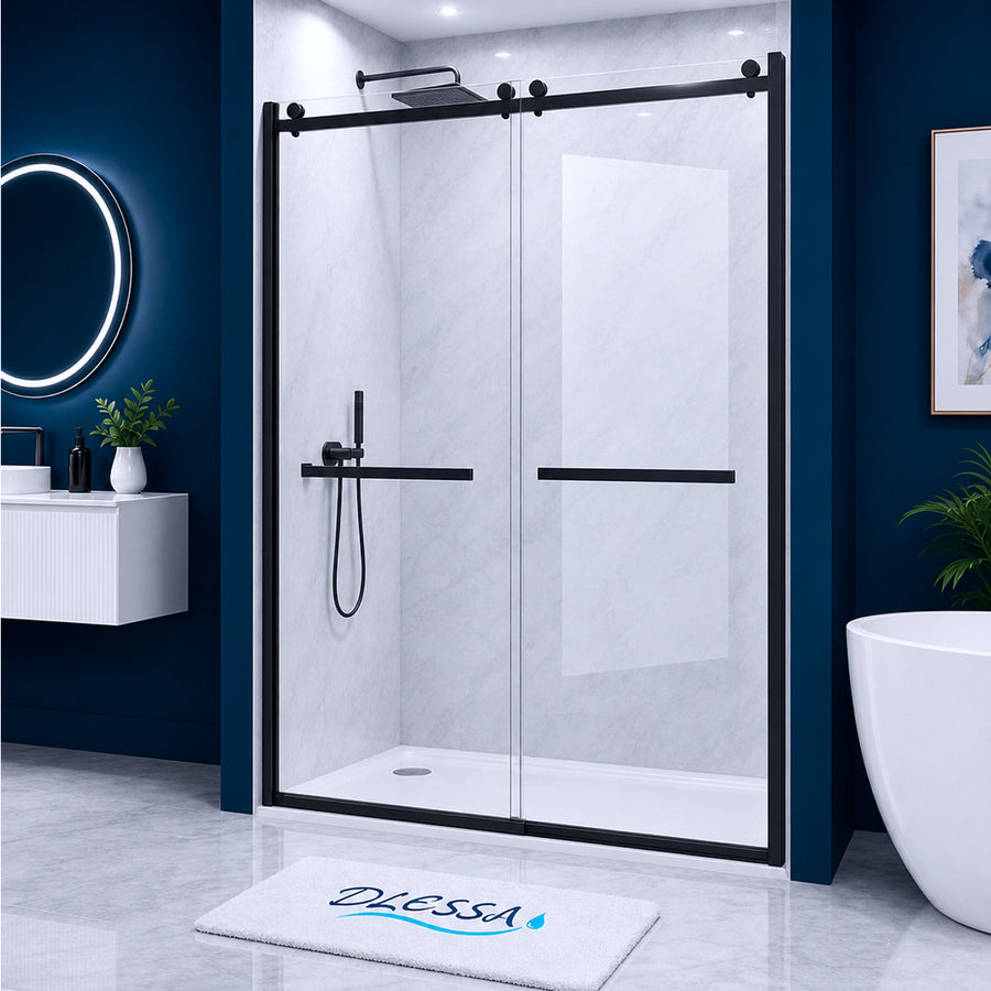 DLESSA PF-99 10mm Glass Shower Door installation