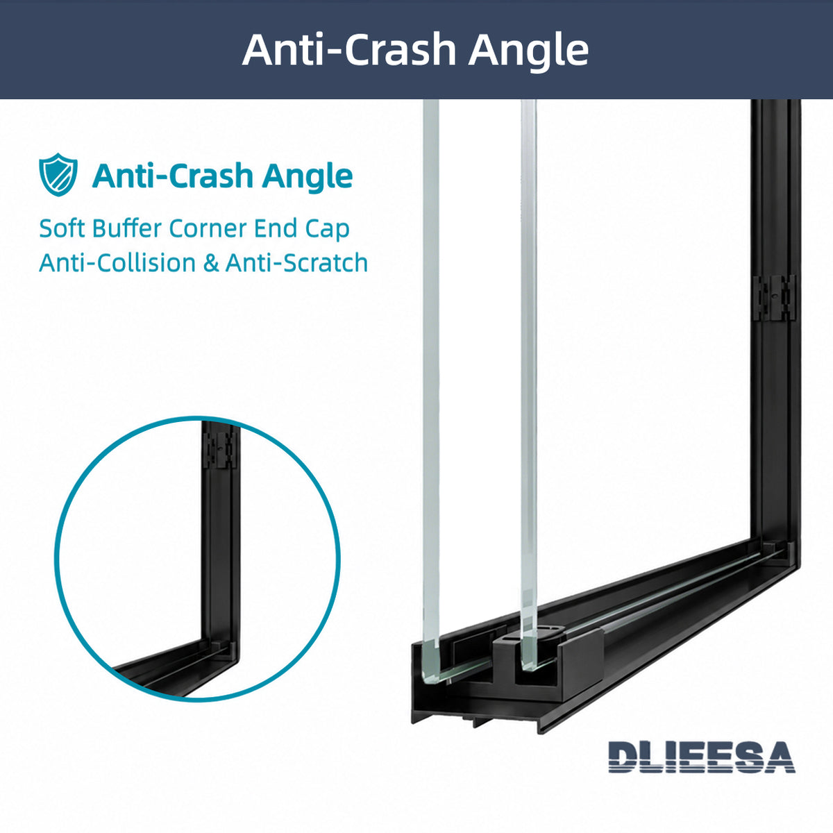 PF-124 Double sliding shower door glass and configuration check